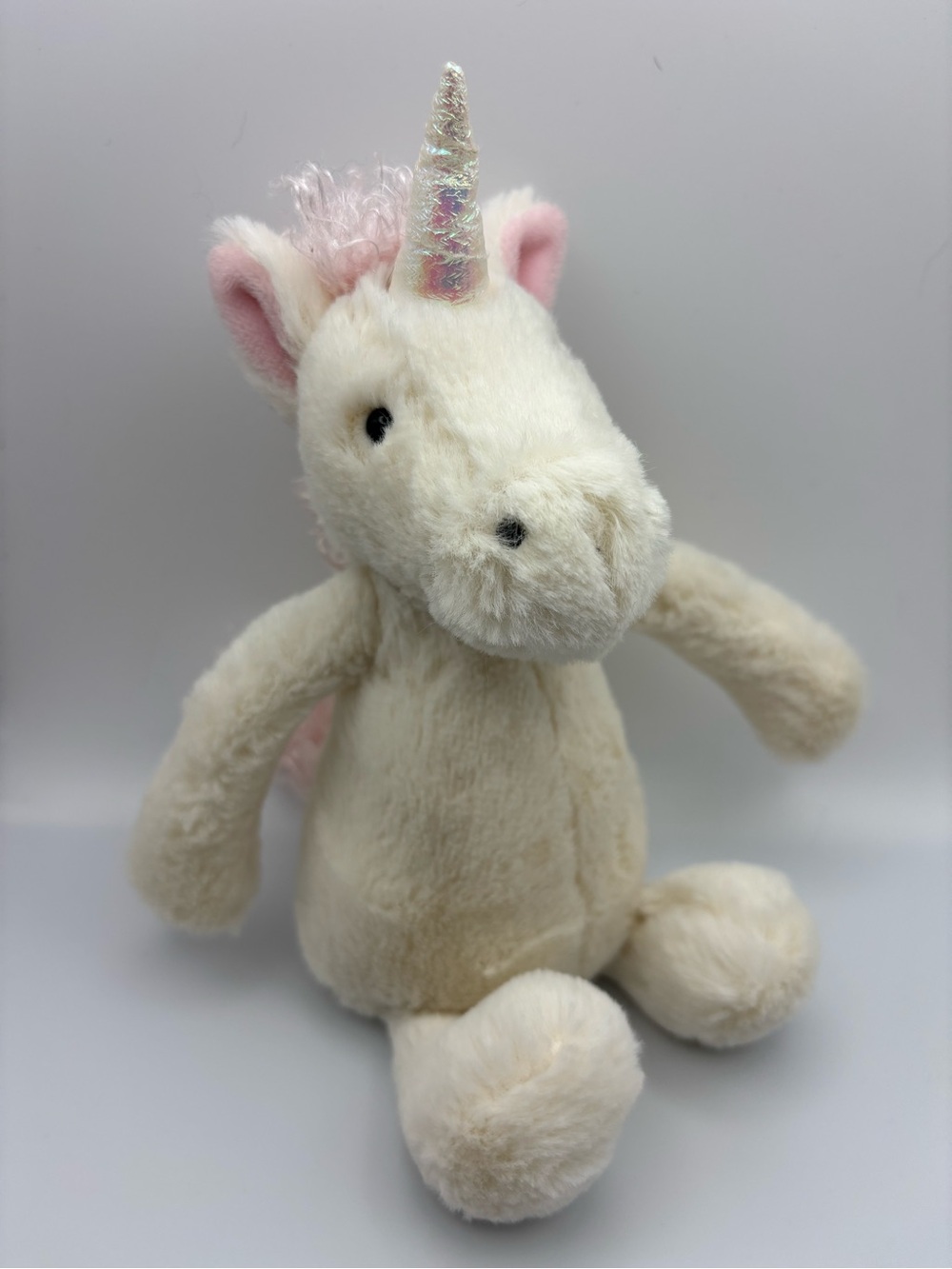Jellycat Bashful Unicorn Small 8” Retired Soft Plush Stuffed Lovey Animal Toy